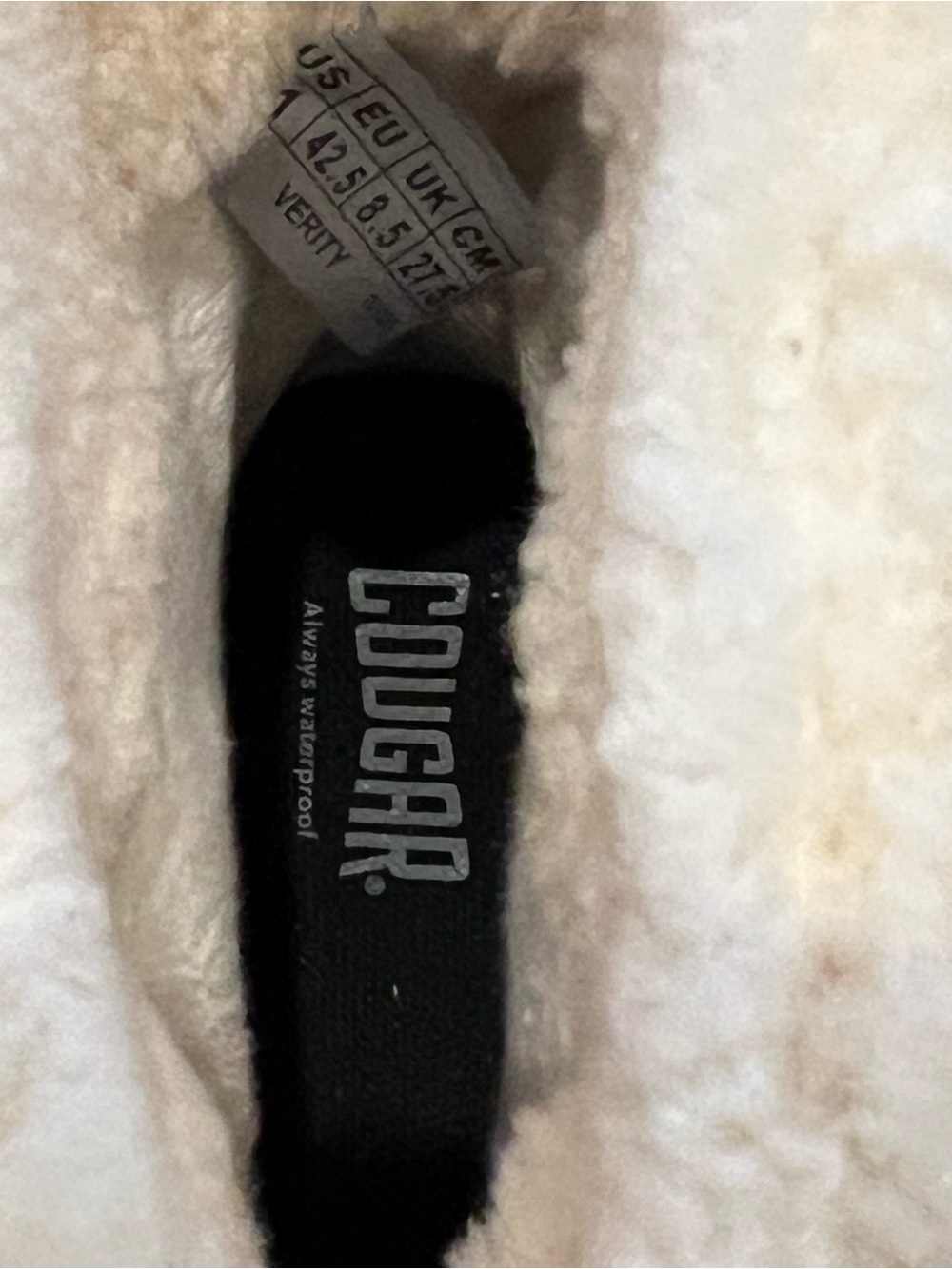 Cougar Tan Winter Shearling-Lined Waterproof Boot - Picture 6 of 9